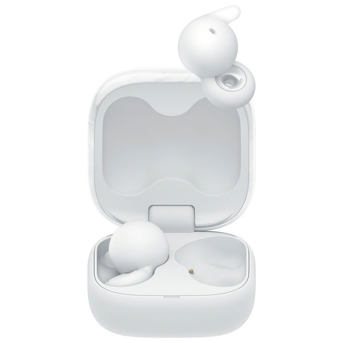 Sony WFL910W.CE7 LinkBuds Open Auricolari Wireless Bluetooth True Wireless con Driver ad Anello da 11 mm Resistenza IPX4 Autonomia fino a 22 Ore con Custodia colore Bianco