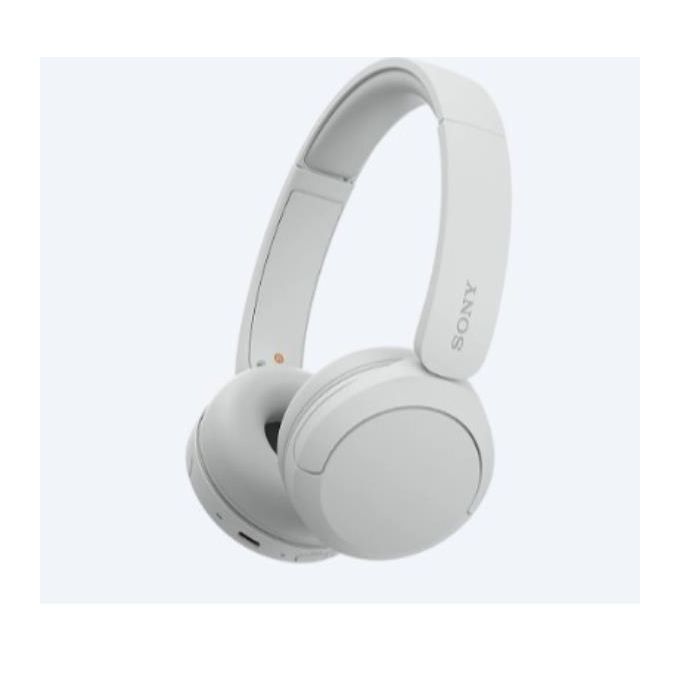 Sony WHCH520W.CE7 WH-CH520 Cuffie Wireless On-Ear Bluetooth 5.2 con Microfono 50h Autonomia Ricarica Rapida colore Bianco
