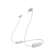 Sony WI-C100 Auricolare Wireless In-ear Bluetooth per Musica e Chiamate Colore Bianco