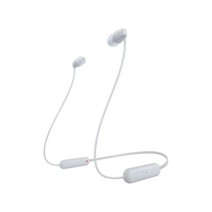 Sony WI-C100 Auricolare Wireless In-ear Bluetooth per Musica e Chiamate Colore Bianco