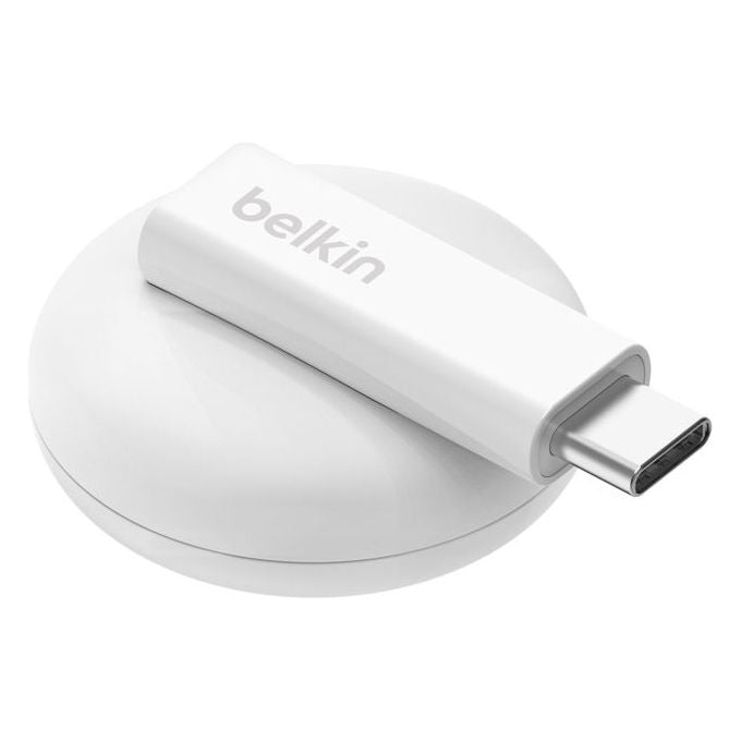 Belkin WIZ022GLWH-B1 Caricatore portatile senza fili 5 W Fast Charge Certificato MFi colore Bianco