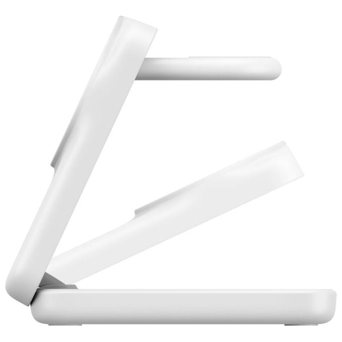 Belkin WIZ036KQWH Caricabatterie Magnetico 3-in-1 Qi2 25W Ricarica Rapida USB-C Bianco colore Bianco