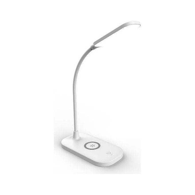 Celly, Lampada LED con Caricatore Wireless, 10W, Mini, Bianca