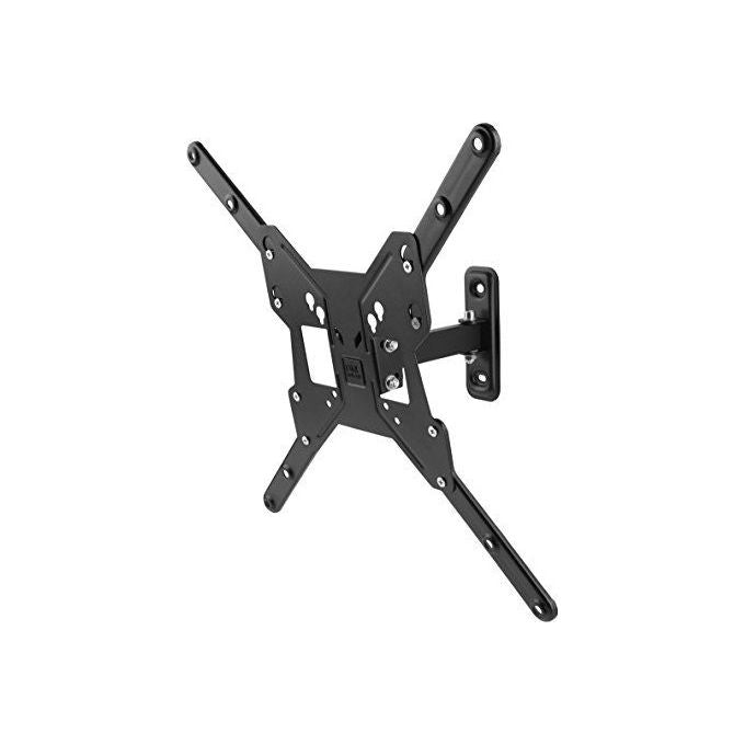One For All WM2441 Supporto TV da Parete Girevole 90° Inclinabile 15° 13 55'' 30 Kg VESA 75x75 400x400 colore Nero