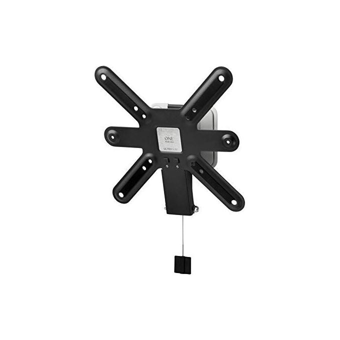 One For All WM6221 Supporto TV a Parete Ultra Slim Inclinabile 13'' 43'' 40 Kg VESA 75x75 200x200 Acciaio al Carbonio colore Nero