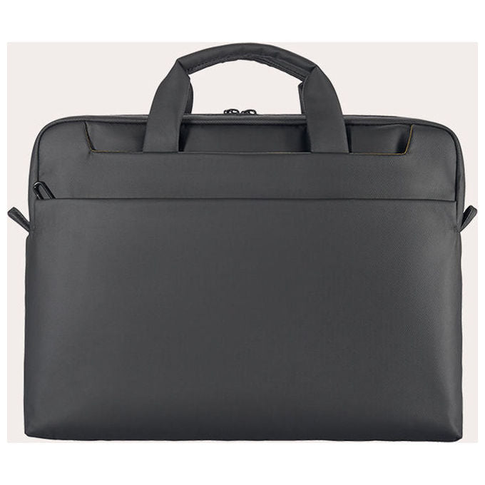 Tucano borsa laptop 14 pollici, Work Out 5 Slim, materiale riciclato, tracolla staccabile, nero