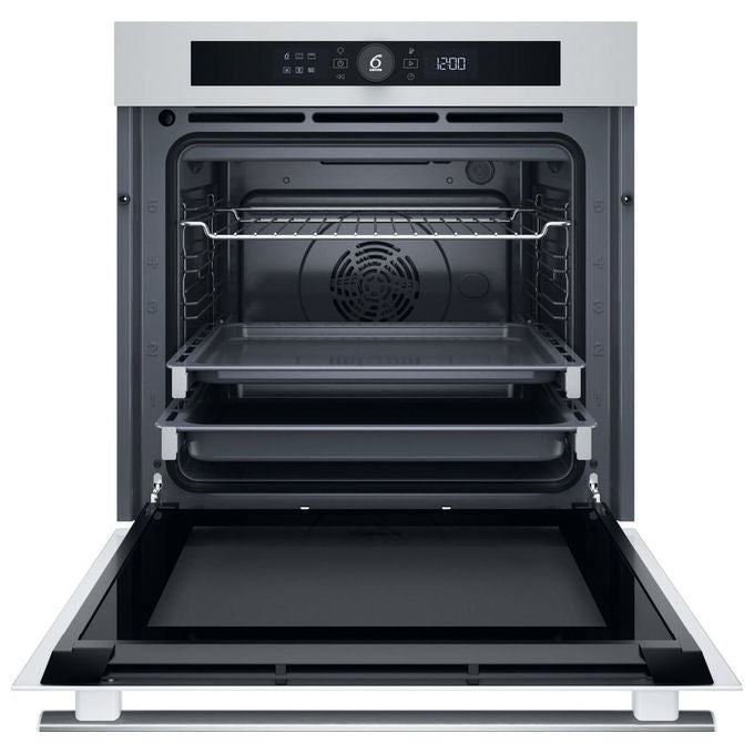 Whirlpool forno elettrico da incasso WOI4S8HM2SWA, 73 L, Steam+, Pizza 310°C, Ready2Cook, 6° Senso, touch control, Bianco, A+