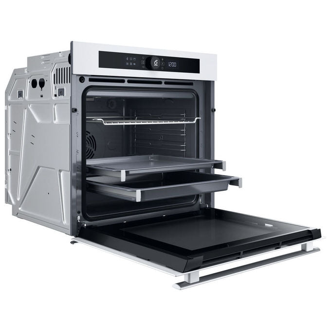 Whirlpool forno elettrico da incasso WOI4S8HM2SWA, 73 L, Steam+, Pizza 310°C, Ready2Cook, 6° Senso, touch control, Bianco, A+