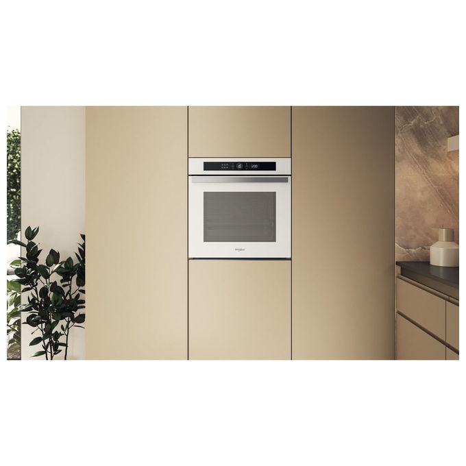 Whirlpool forno elettrico da incasso WOI4S8HM2SWA, 73 L, Steam+, Pizza 310°C, Ready2Cook, 6° Senso, touch control, Bianco, A+
