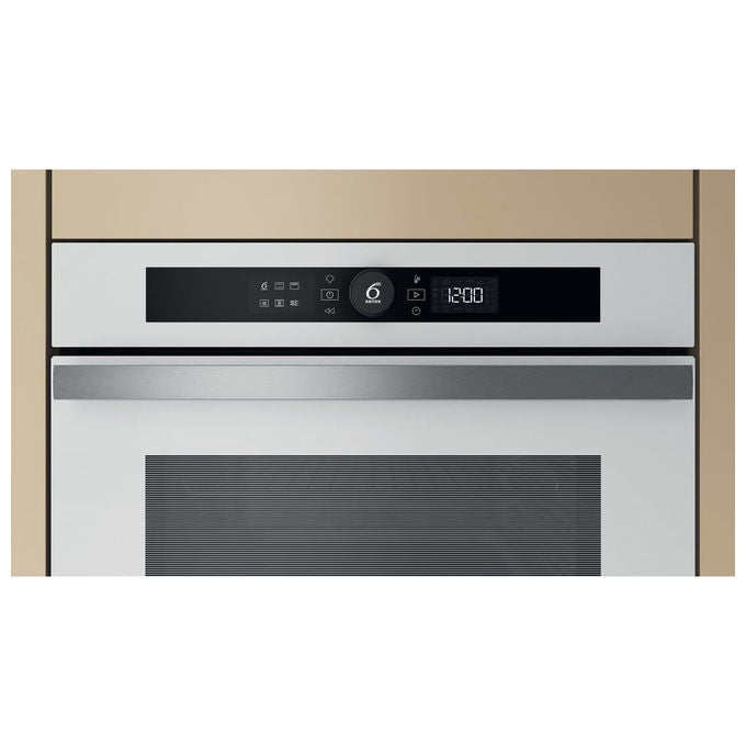 Whirlpool forno elettrico da incasso WOI4S8HM2SWA, 73 L, Steam+, Pizza 310°C, Ready2Cook, 6° Senso, touch control, Bianco, A+