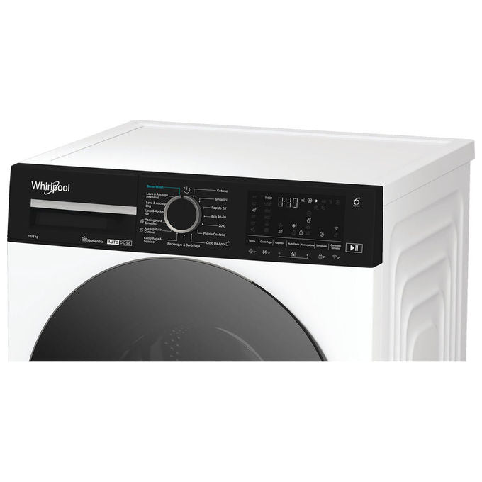 Whirlpool WPD 2836W ADS IT Lavasciuga Libera Installazione 12-8 Kg 1400 rpm Classe D 6th Sense SteamCare (84.5x60x65 cm) colore Bianco