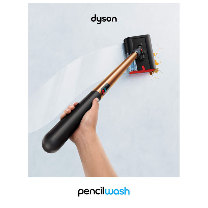 Dyson PencilWash lavapavimenti, rimozione sporco secco e umido, asciugatura rapida, autonomia 30 min, 300 ml, 2,2 kg
