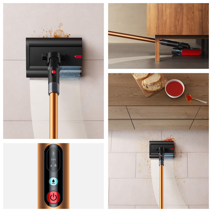 Dyson PencilWash lavapavimenti, rimozione sporco secco e umido, asciugatura rapida, autonomia 30 min, 300 ml, 2,2 kg
