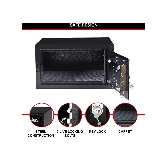 Master Lock X031ML Piccola Cassaforte a Chiave