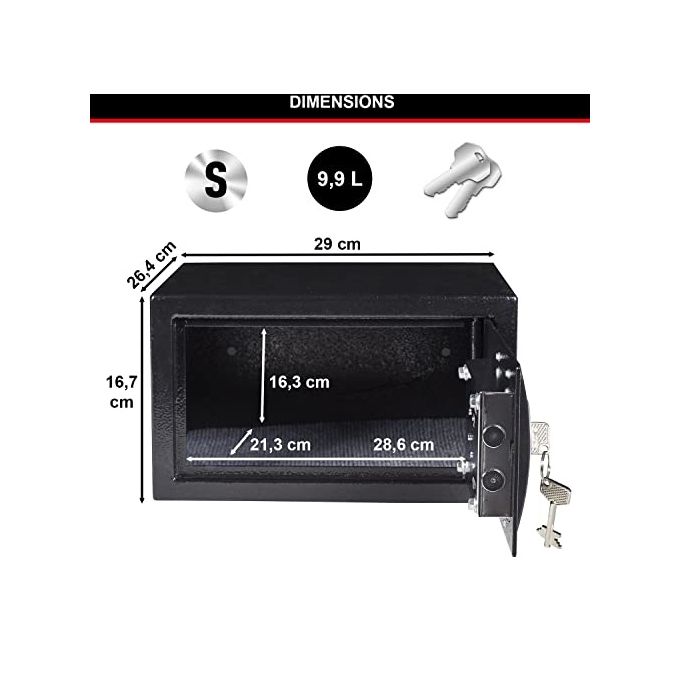 Master Lock X031ML Piccola Cassaforte a Chiave