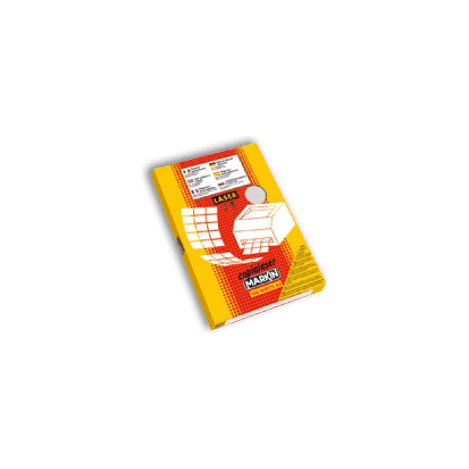 Markin, Etichetta per Stampante Laser Oro, 20 mm, 8800 pz