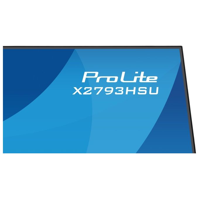 Iiyama ProLite X2793HSU-B1 monitor 27 pollici, Full HD IPS, 120 Hz, 1 ms, AMD FreeSync, hub USB, HDMI, DisplayPort, nero