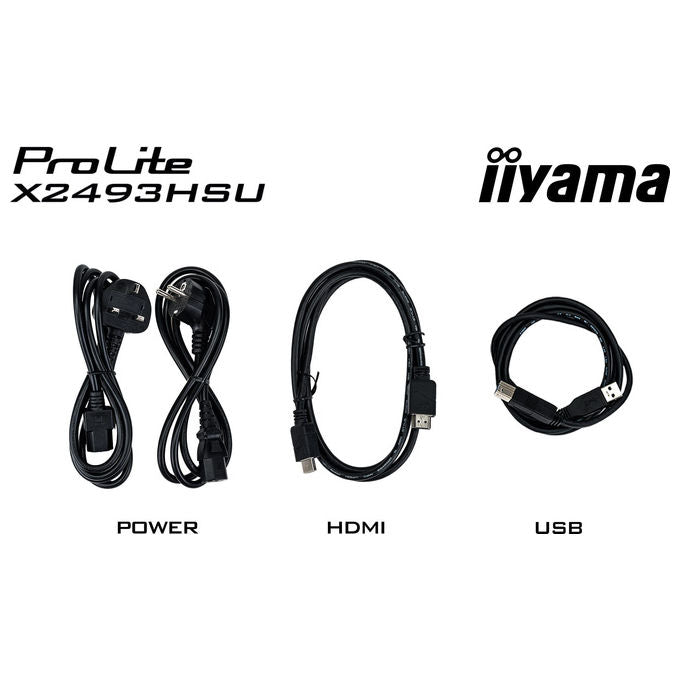 Iiyama ProLite X2793HSU-B1 monitor 27 pollici, Full HD IPS, 120 Hz, 1 ms, AMD FreeSync, hub USB, HDMI, DisplayPort, nero