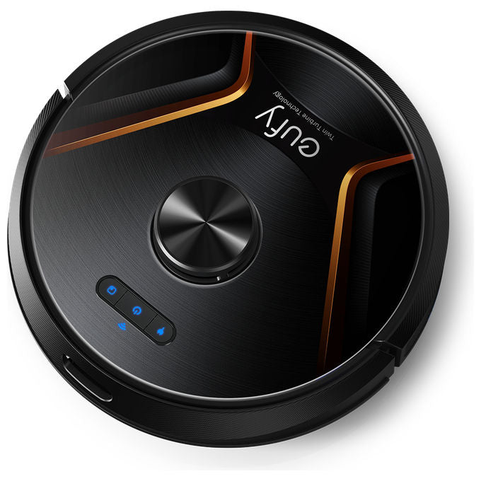 Anker-Eufy Robovac X8 - Robot aspirapolvere laser con mappa, capacita' 0,4 L, autonomia 180 min, Wi‑Fi + app, mappatura, 60 dB, Nero