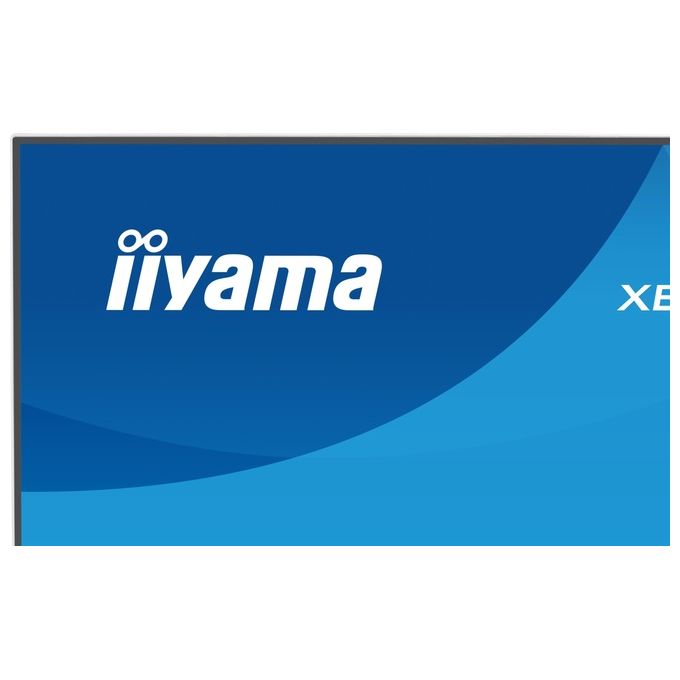 Iiyama ProLite XB2497HSU-W1 monitor 23,8 pollici, IPS Full HD 120Hz, regolazione altezza, hub USB 3.2, flicker free, bianco
