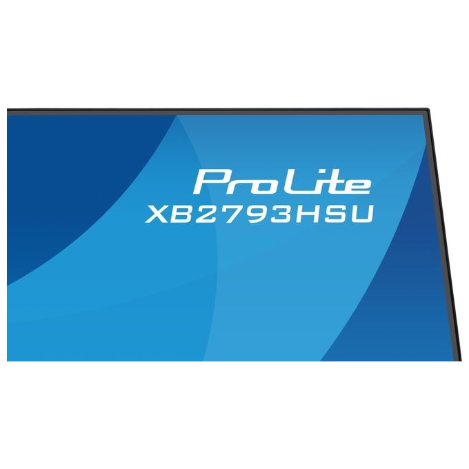 Iiyama ProLite XB2793HSU-B1, monitor 27 pollici Full HD IPS, 120Hz, 1ms, hub USB, HDMI, DisplayPort, regolabile in altezza