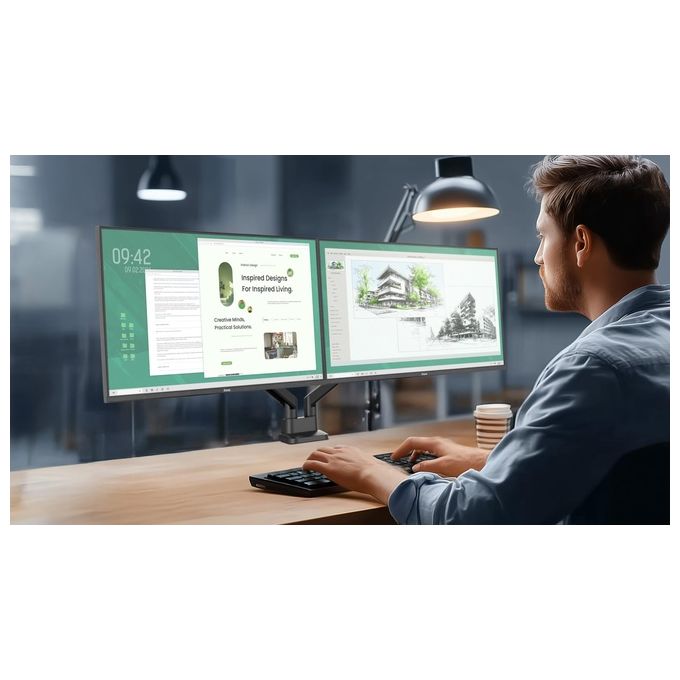 Iiyama ProLite XB2793HSU-B1, monitor 27 pollici Full HD IPS, 120Hz, 1ms, hub USB, HDMI, DisplayPort, regolabile in altezza