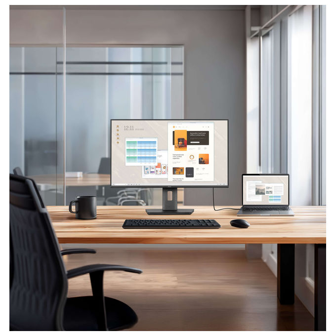 Iiyama ProLite XB2797HSN-B1 monitor 27 pollici, IPS Full HD, docking USB-C 65W, 100Hz, RJ45, hub USB, regolabile in altezza