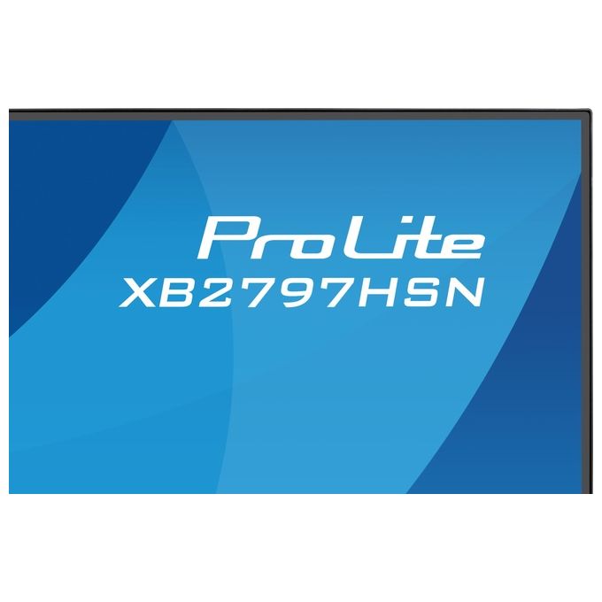 Iiyama ProLite XB2797HSN-B1 monitor 27 pollici, IPS Full HD, docking USB-C 65W, 100Hz, RJ45, hub USB, regolabile in altezza