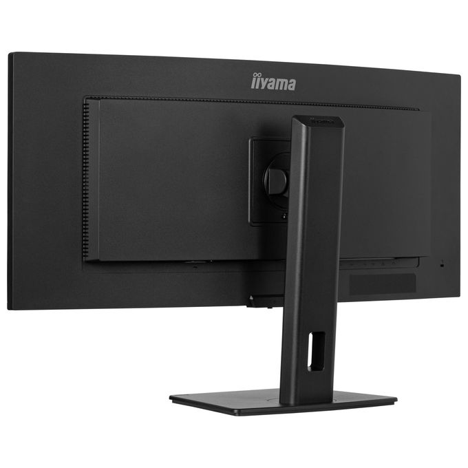 Iiyama monitor curvo 34 pollici, ProLite XCB3497WQSNP-B1, UWQHD 3440x1440, 120Hz, VA, KVM switch, USB-C dock PD 95W, LAN, HAS 150mm