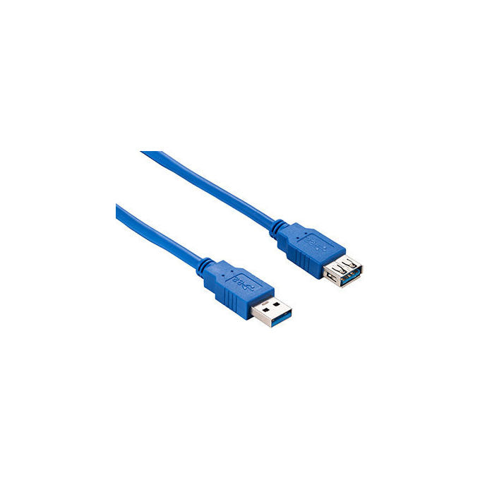 Hamlet XCU3A-MF30 Cavo Prolunga USB 3.0 Maschio Femmina 3 m Blu