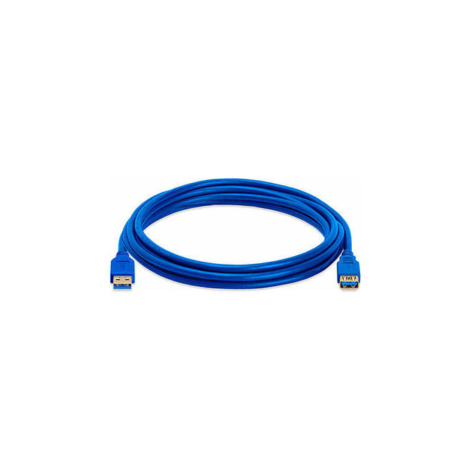 Hamlet XCU3A-MF30 Cavo Prolunga USB 3.0 Maschio Femmina 3 m Blu