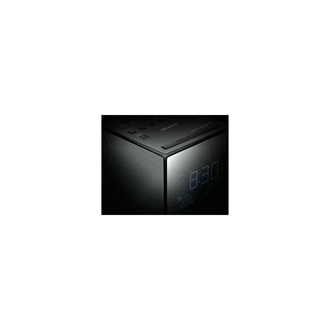 Sony XDRC1DBP Radiosveglia DAB DAB+ FM Display LCD 2 Sveglie Funzione Snooze Batteria Backup colore Nero Argento