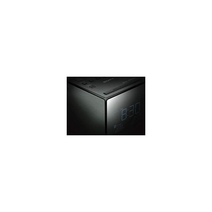 Sony XDRC1DBP Radiosveglia DAB DAB+ FM Display LCD 2 Sveglie Funzione Snooze Batteria Backup colore Nero Argento