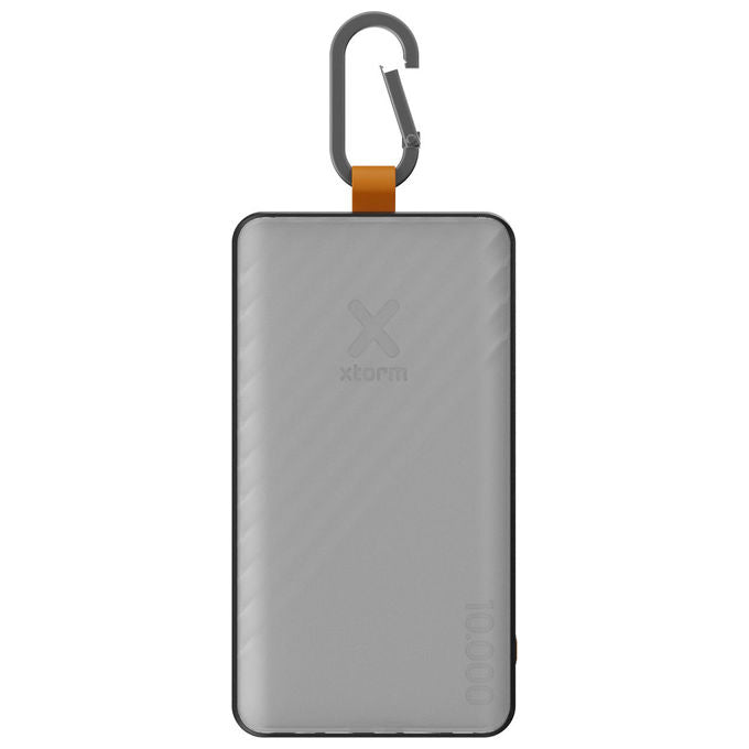 Xtorm XG2S101 Go2 Power Bank Solare 10000mAh 15W FastCharge USB-C USB-A con Torcia e Moschettone colore Nero