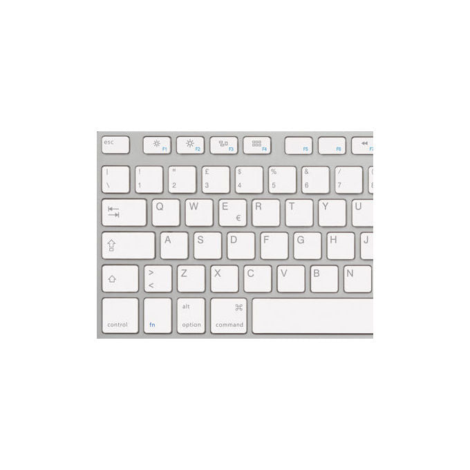 Hamlet, Tastiera Multimediale USB per Mac, Adattatore USB-C-USB-A, Layout Italiano, Alluminio
