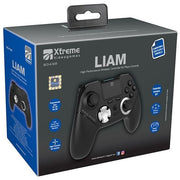 Xtreme 90438 Liam Controller Wireless Bluetooth per PS4 Touchpad Doppia Vibrazione Tasti Programmabili Jack 3.5 mm colore Nero