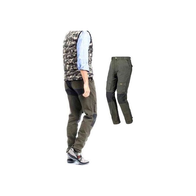 Industrial Starter 8738 STRETCH-ON Pantalone da Lavoro Multitasca 100% Cotone Canvas Inserti Stretch Taglia XXL colore Grigio