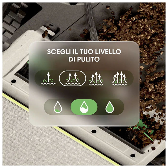 IRobot Y311 Roomba 105 Combo Robot aspirapolvere LiDAR 0,4 L autonomia 120 min Wi-Fi app lavapavimenti 7000 Pa colore Nero