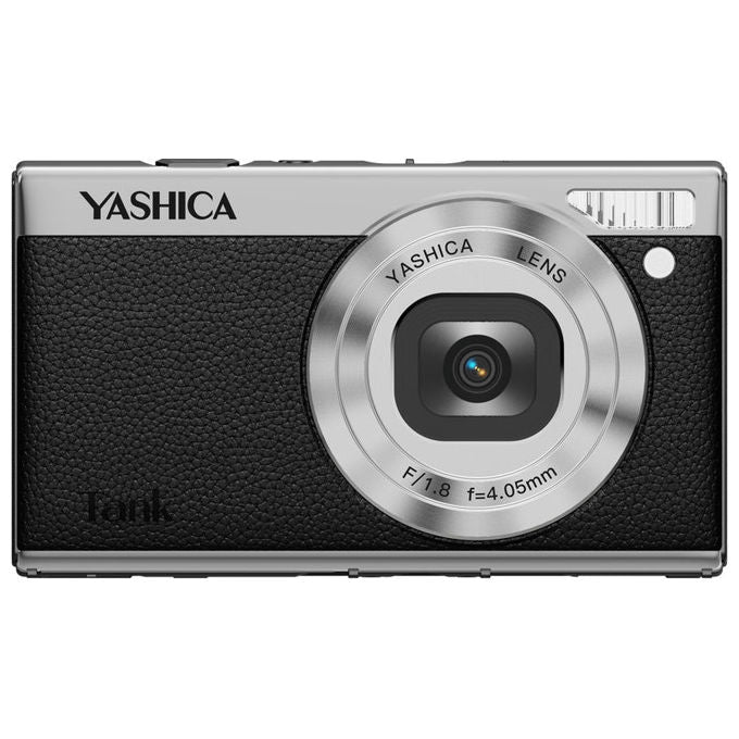 Yashica YAS-DGCMTK-BK Tank Fotocamera Compatta Digitale 12 MP 4K 30fps Schermo Girevole 3'' Zoom Digitale 8x colore Nero