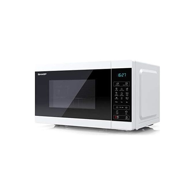 Sharp YC-MG02E-W Forno a microonde Compatto 20 L 800 W con Grill Funzione Scongelamento Automatico colore Bianco