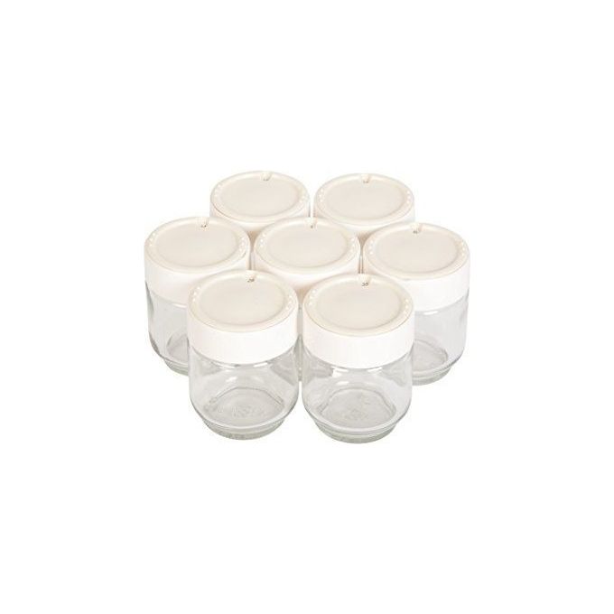 Moulinex YG231E32 Yogurteo Yogurtiera 7 Vasetti da 160 ml Argento Premium
