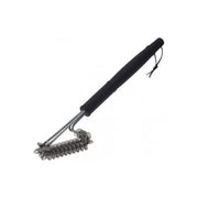 Vaggan YL7900530 Spazzola per Barbecue Acciaio Inox Manico Ergonomico 38 cm colore Nero