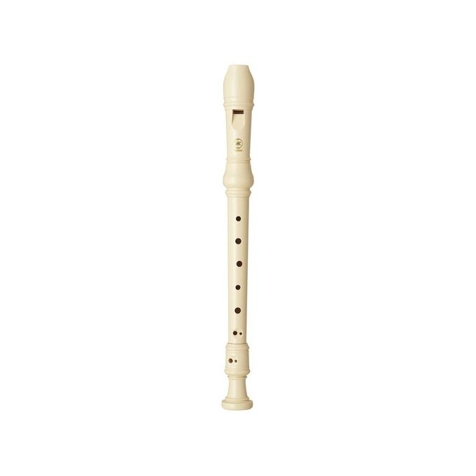 Yamaha YRS-23 Flauto Dolce Soprano Diteggiatura Tedesca Apertura Dritta in Do colore Avorio