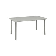 Toomax Z0971R0 Italia 971 Dining Tavolo da Esterno 147x84x72 cm Polipropilene Riciclato UV Resistente 4-6 Posti colore Grigio Tortor