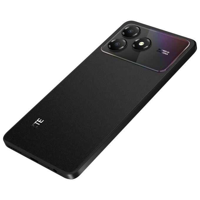 ZTE Blade A36 smartphone 4G, 4+128 GB, display 6.75'' HD+ 90Hz, batteria 5000mAh, Android 15, nero