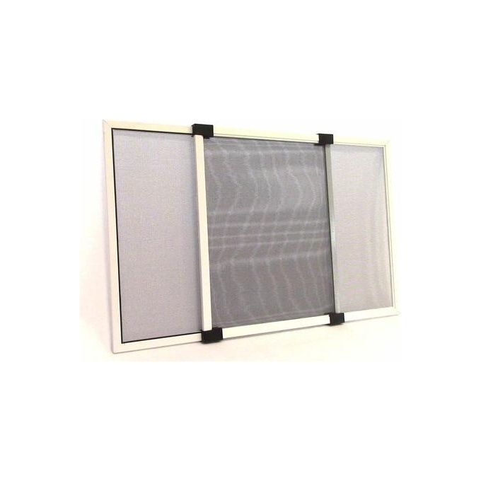 IRS 85132 Telesio Zanzariera Estensibile per Finestre e Porte con Tapparella 50-92x40 cm colore Bianco