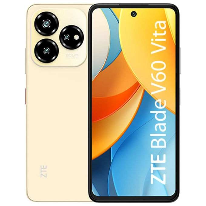 ZTE V60 VITA Blade Smartphone Dual SIM 6.6'' 6 GB RAM 256 GB 50 MP 5000 mAh Android 13 colore Champagne Gold